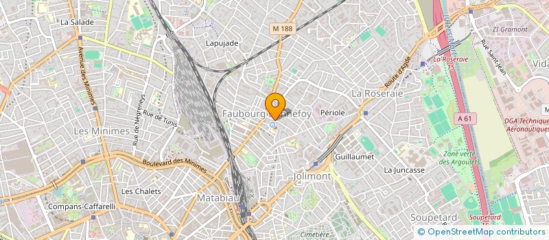 localisation de l'entreprise SCI BEB & CO à TOULOUSE