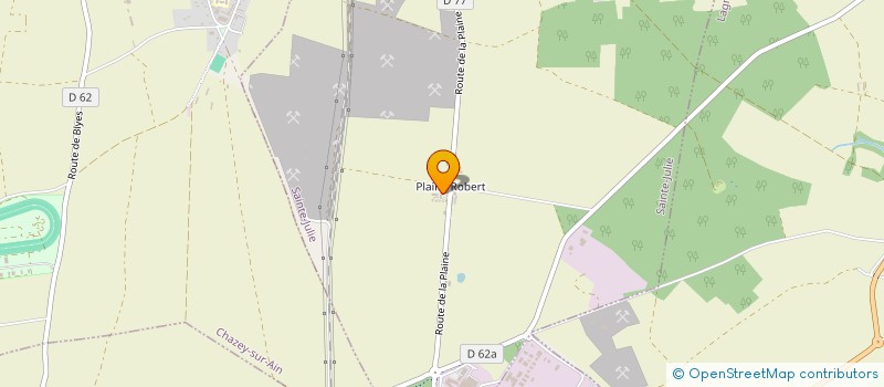 localisation de l'entreprise SCI BEB ROBIN  SAINT-SORLIN-EN-BUGEY