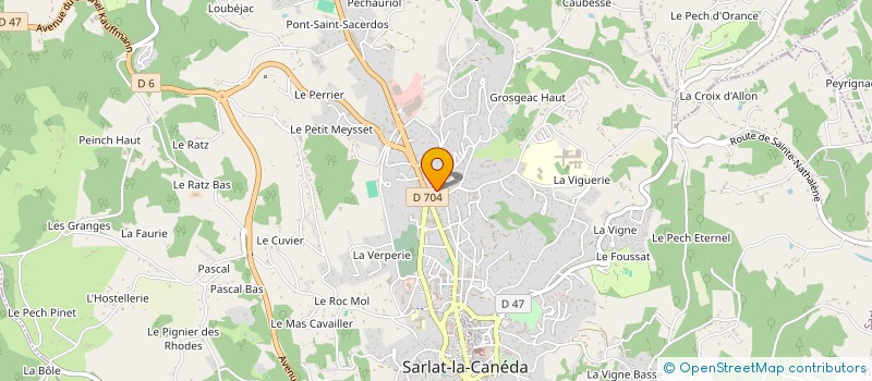 localisation de l'entreprise SCI BEBE à SARLAT-LA-CANEDA