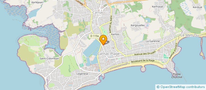 localisation de l'entreprise SCI BEBE  CARNAC