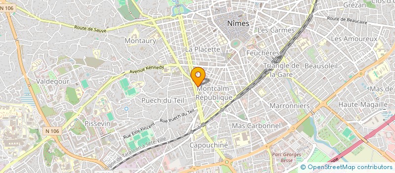 localisation de l'entreprise SCI BEBE  NIMES