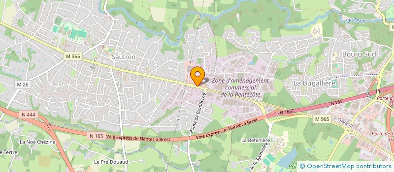 localisation de l'entreprise SCI BEBE à SAUTRON