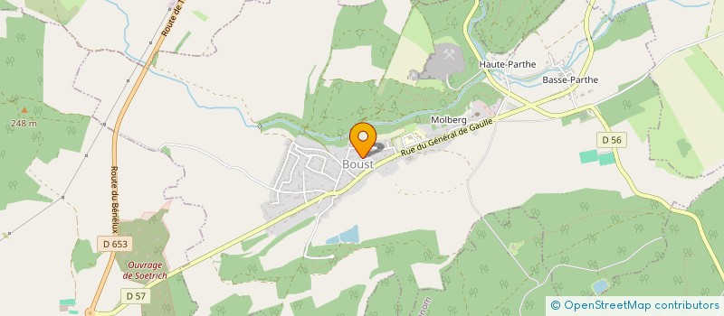 localisation de l'entreprise SCI BEBEEMMA DEVELOPMENT  BOUST