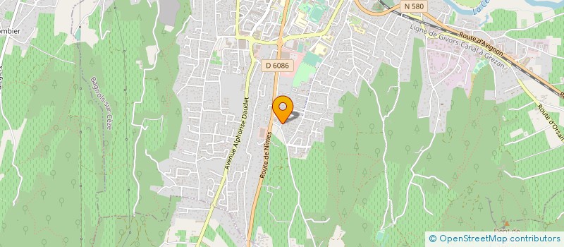 localisation de l'entreprise SCI BEBEJAC  BAGNOLS-SUR-CEZE