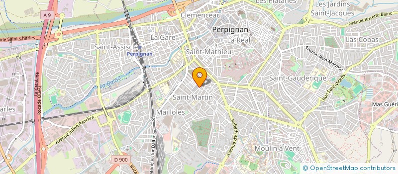 localisation de l'entreprise SCI BEBERT  PERPIGNAN