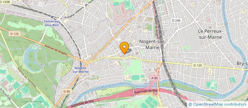 localisation de l'entreprise SCI BEBERT ONE  NOGENT-SUR-MARNE