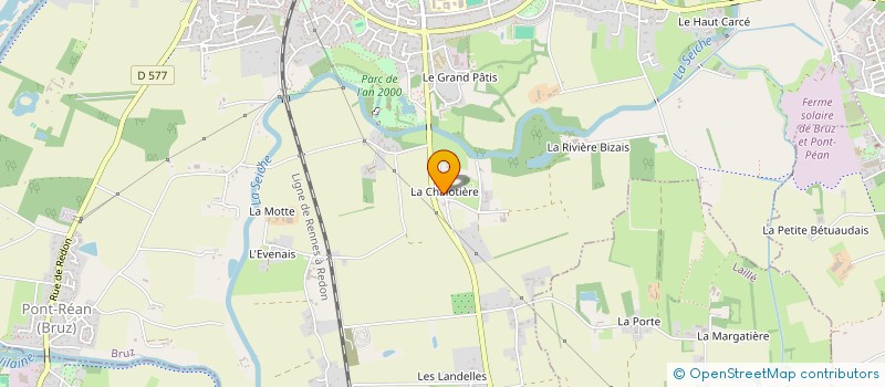 localisation de l'entreprise SCI BEBS IMMOBILIER à BRUZ