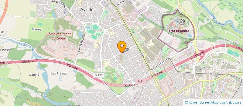 localisation de l'entreprise SCI BEC à AVRILLE