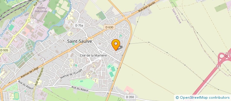 localisation de l'entreprise SCI BECA  SAINT-SAULVE