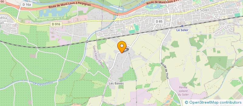 localisation de l'entreprise SCI BECA  LE SOLER