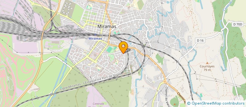 localisation de l'entreprise SCI BECA à MIRAMAS