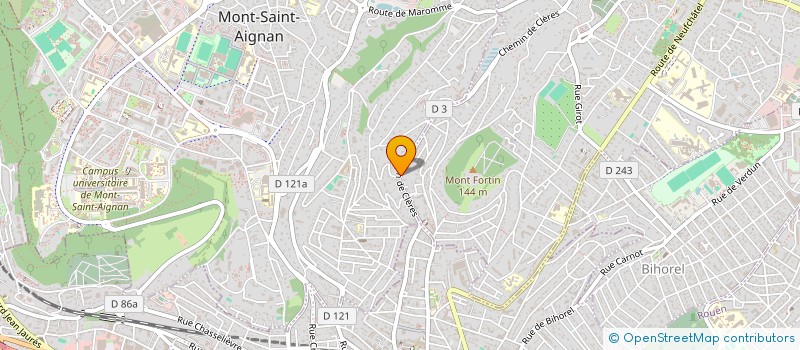 localisation de l'entreprise SCI BECA à BOIS-GUILLAUME