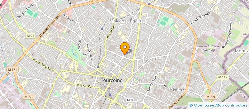 localisation de l'entreprise SCI BECA.IM  TOURCOING