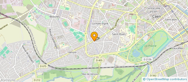 localisation de l'entreprise SCI BECAPANDGO  CAEN