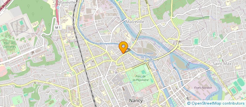 localisation de l'entreprise SCI BECARRE  NANCY