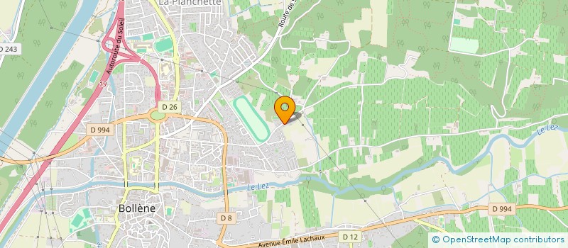 localisation de l'entreprise SCI BECCA  BOLLENE