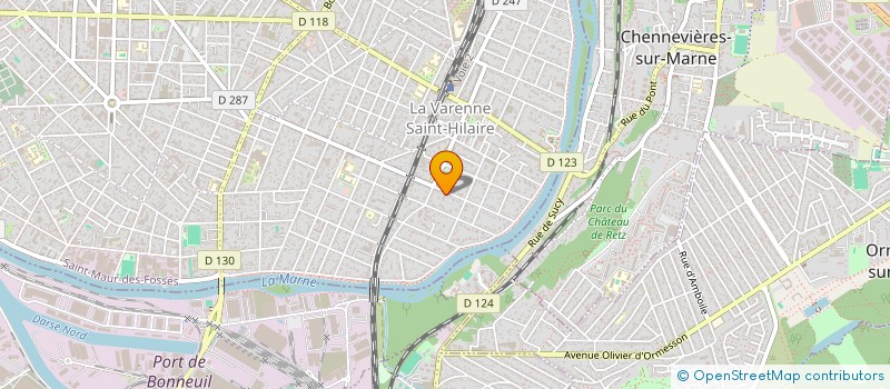 localisation de l'entreprise SCI BECCA ONE à SAINT-MAUR-DES-FOSSES