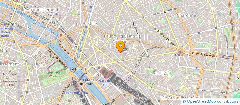 localisation de l'entreprise SCI BECCARIA  PARIS