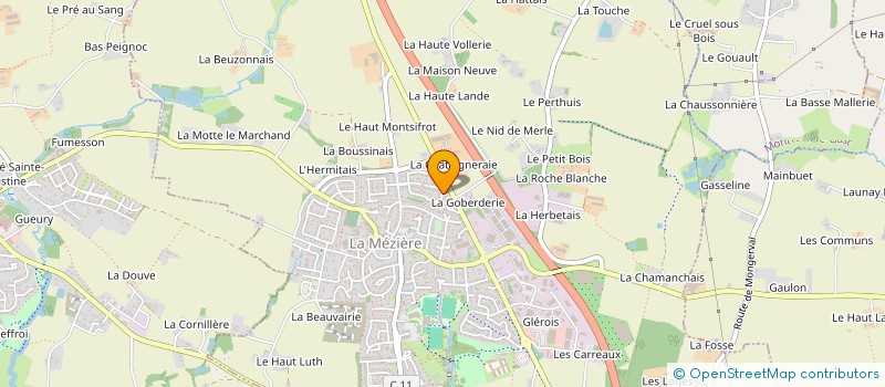 localisation de l'entreprise SCI BECEL FAMILY  LA MEZIERE