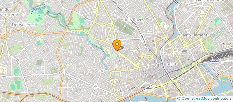 localisation de l'entreprise SCI BECHA à NANTES