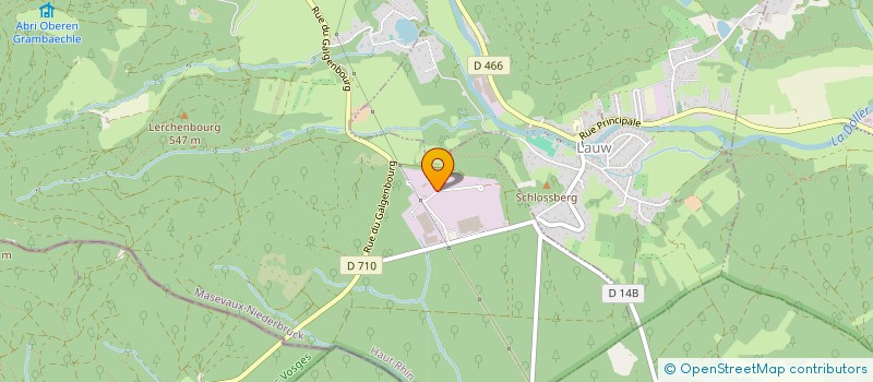 localisation de l'entreprise SCI BECHARO  MASEVAUX-NIEDERBRUCK