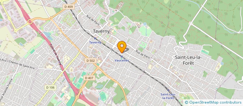 localisation de l'entreprise SCI BECHET BEDUIT FONCIERE  TAVERNY