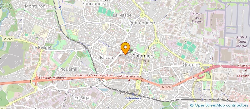 localisation de l'entreprise SCI BECHET-ROTH à COLOMIERS