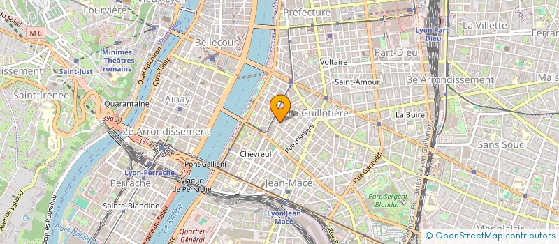 localisation de l'entreprise SCI BECHEVELIN XX  LYON