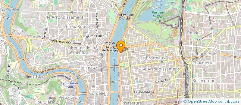 localisation de l'entreprise SCI BECHOVAR  LYON