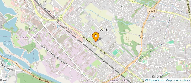 localisation de l'entreprise SCI BECHTEL à LONS