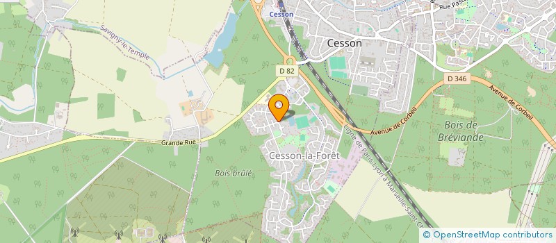 localisation de l'entreprise SCI BECK  CESSON