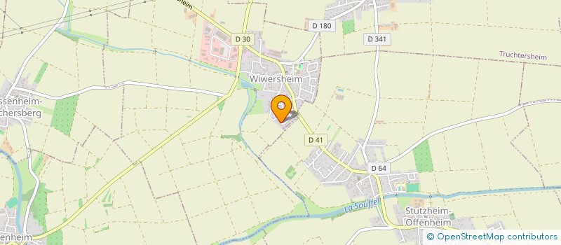 localisation de l'entreprise SCI BECK  WIWERSHEIM