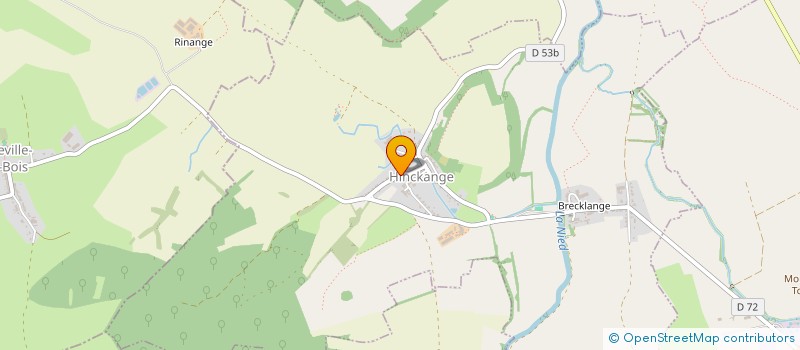 localisation de l'entreprise SCI BECKER  HINCKANGE