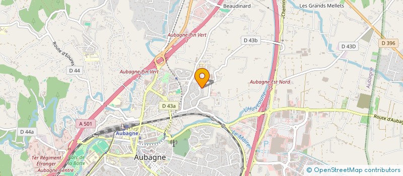 localisation de l'entreprise SCI BECKER-COUBARD à AUBAGNE