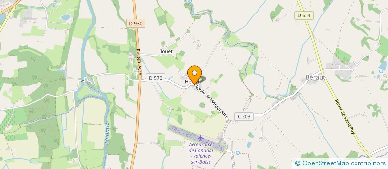 localisation de l'entreprise SCI BECKETT  CONDOM