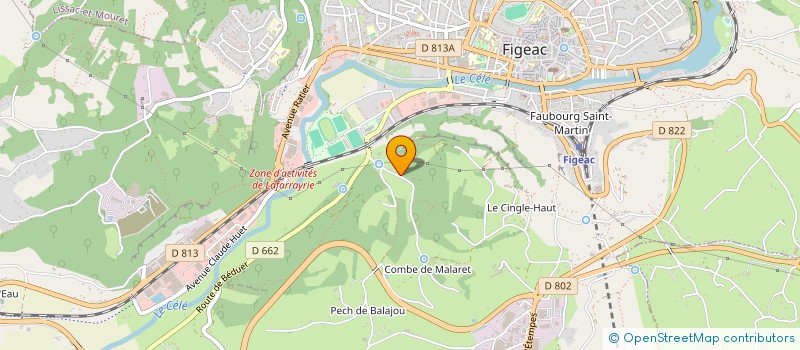 localisation de l'entreprise SCI BECKMANN KRUSZYNA  FIGEAC