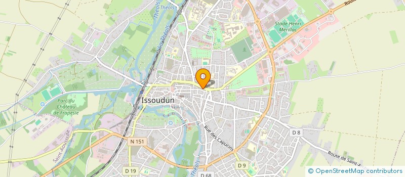 localisation de l'entreprise SCI BECO à ISSOUDUN