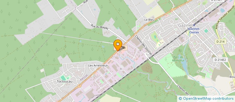 localisation de l'entreprise SCI - BECOM IMMO  CESTAS