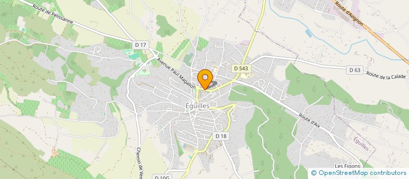 localisation de l'entreprise SCI BECOURLIEU  EGUILLES