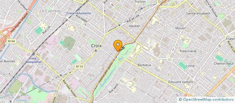 localisation de l'entreprise SCI BECQUART  ROUBAIX