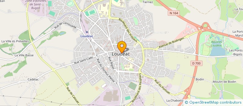 localisation de l'entreprise SCI BECQUEREL à LOUDEAC