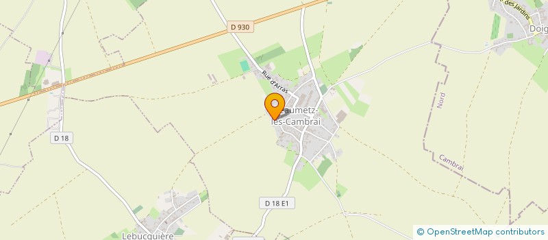 localisation de l'entreprise SCI BECQUET  RUYAULCOURT