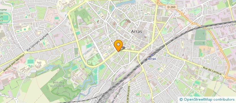 localisation de l'entreprise SCI BECU ANDRE à ARRAS