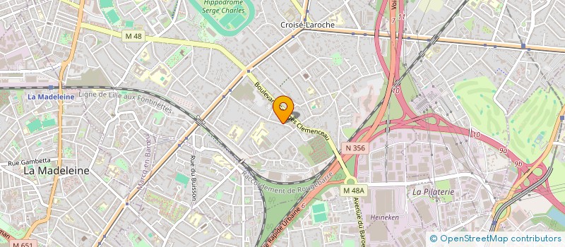 localisation de l'entreprise SCI BECU & FILS à MARCQ-EN-BARŒUL