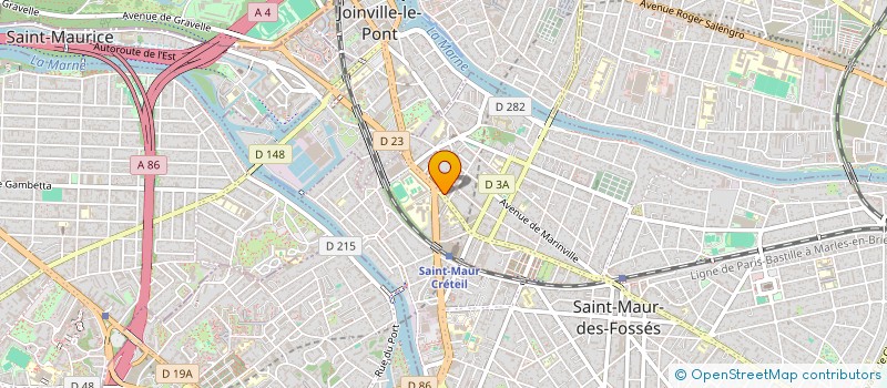 localisation de l'entreprise SCI BEDA IMMO à SAINT-MAUR-DES-FOSSES