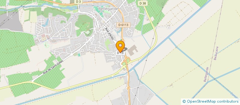 localisation de l'entreprise SCI BEDALES  BELLEGARDE