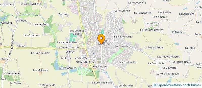 localisation de l'entreprise SCI BEDEE  LA MEZIERE