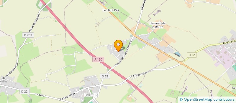 localisation de l'entreprise SCI BEDEL à BOUVILLE