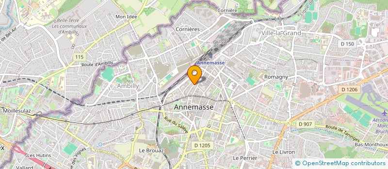 localisation de l'entreprise SCI BEDEVI AND PARTNERS à ANNEMASSE