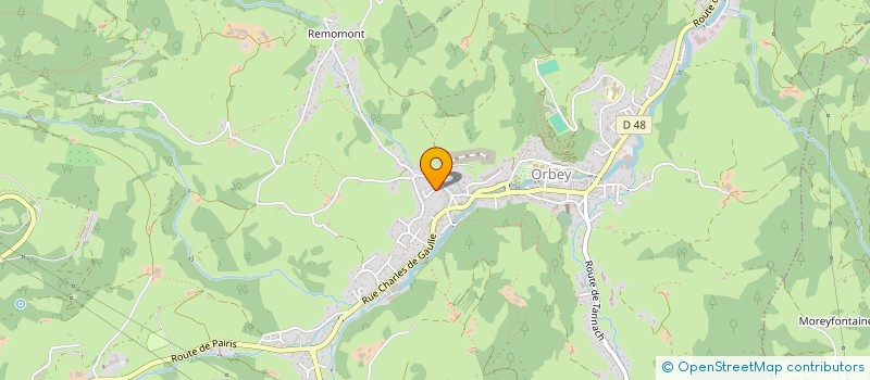 localisation de l'entreprise SCI BEDEZ IMMO  ORBEY